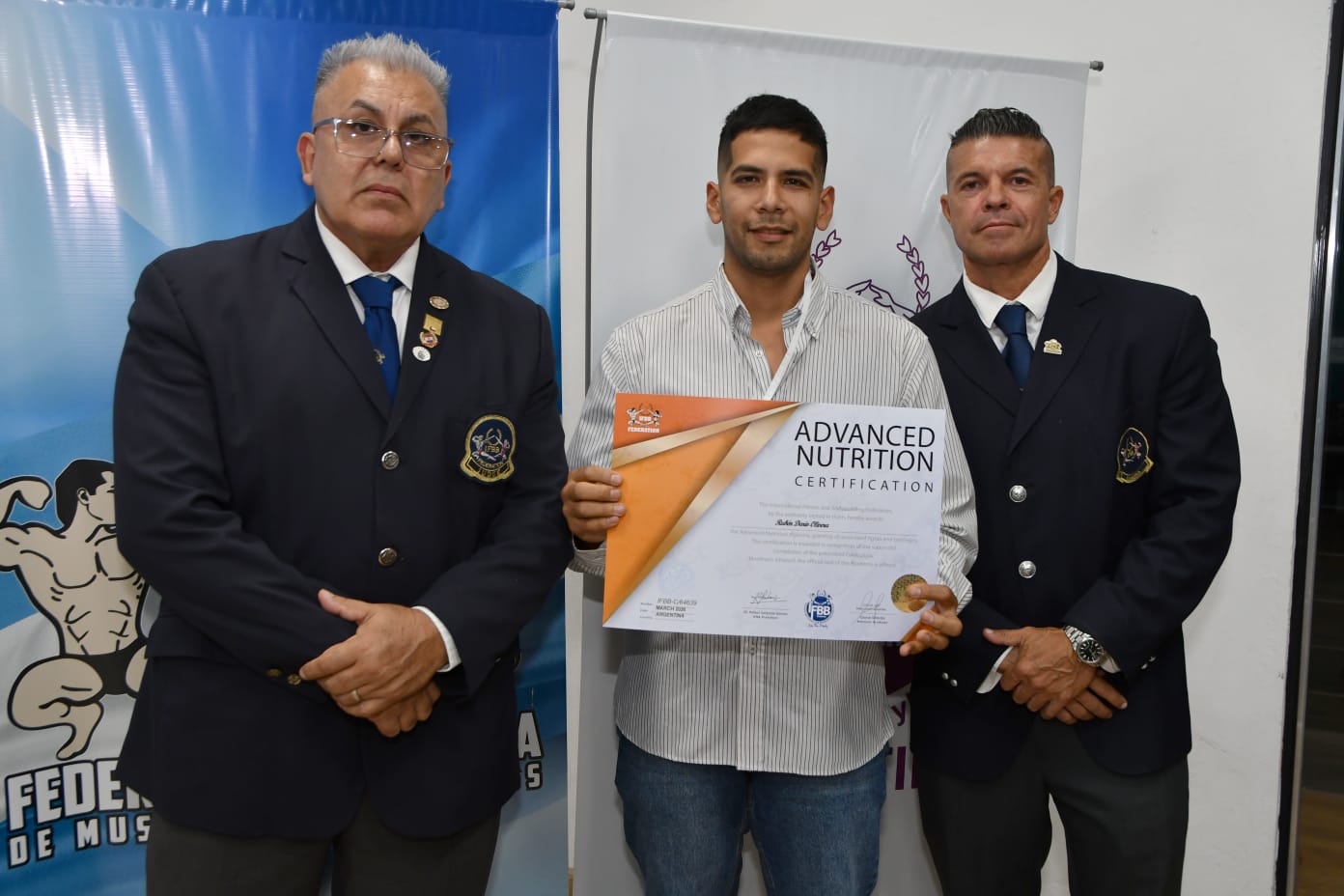 Certificación Advanced Nutrition IFBB — Dario Olivera